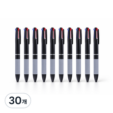 스테이유 프리미엄 볼펜 0.7mm, 30개, 블랙