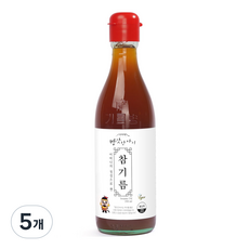 방앗간아이 고소한 HACCP인증 비건참기름 350ml 100%통참깨, 5개