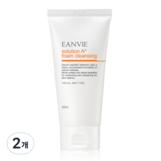 엔비 솔루션 여드름기능성 폼클렌징, 120ml, 2개