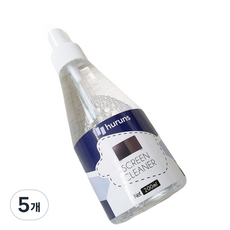 HURUNS 액정 클리너 무알콜 TV 핸드폰 노트북 전자기기 얼룩 제거, 5개