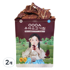 우아 소고기칩, 2개, 100g