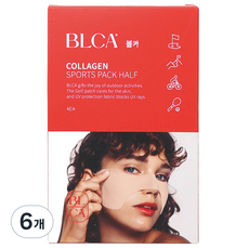 블카 하이드로겔 콜라겐 스포츠팩 하프, 4개입, 6개