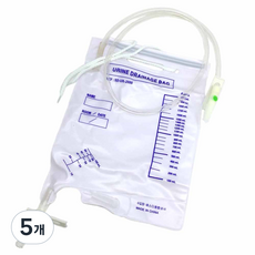 SD 유린백 소변백 주머니 유량 용적 측정장치 2000ml, 유린백(일반형) 1개, 5개