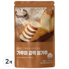 안심곳간 가루미강력쌀가루, 3kg, 2개