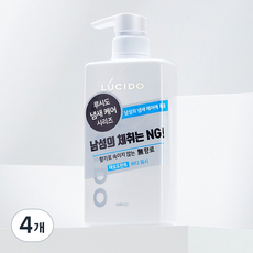 루시도 데오도란트 바디 워시 450ml, 4개