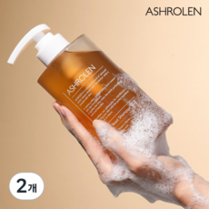 애쉬로렌 독일 맥주효모 샴푸, 500ml, 2개