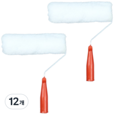 나라에센셜 핫멜트공법 페인트 롤러 도구 수성 유성 겸용, 12개