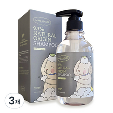 마리앤루이 펫샴푸 천연강아지샴푸 저자극 피부병 올인원 강아지샴푸, 300ml, 3개