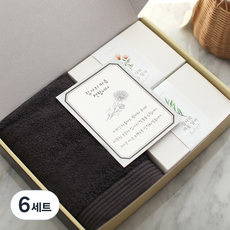 조문 답례품 수건 꿀 소금 세트 고급 장례 조의 부고 49재, 6세트, 세트색상단일