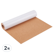 1세트 자착 코르크 롤 단열판 사각형 게시판 벽 장식용 DIY 공예품 300x1mm, 2개, 1mm