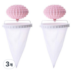 세탁기 거름망 2개입, 핑크, 3개