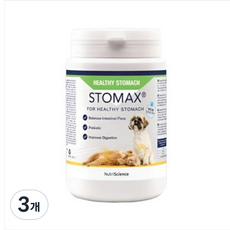 프로덴 스토맥스 강아지 고양이 겸용 소화 위장 영양제, 3개, 소화기능/췌장개선, 63g