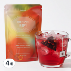 [카페스타] 히비스커스 프룻티 풍부한 베리 파파야향 상큼 블렌딩티, 4개, 25개입, 50g