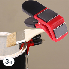 붓 브러쉬 자석 집게 거치대 홀더 페인트 물감 프라이머 자석집게, 3개