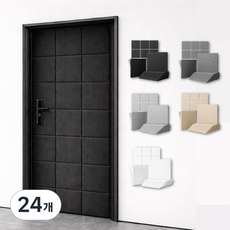 아이셀로 현관문 방음재 흡음재 보드, 24개, 블랙