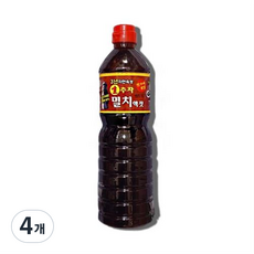 안가네 3년 자연숙성 국내산 추자 멸치액젓, 4개, 1kg