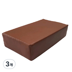 다용도 국산 레자 베개 25x7cm 캠핑 병원 찜질방 사우나 스펀지 가벼움, 3개