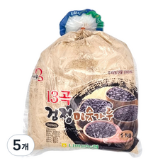 [농협] 함평 나비골농협 국산 13곡 검정 미숫가루, 5개, 1kg