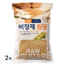설담 비정제원당 1KG, 2개