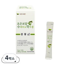 조은보담 수세미 앤 작두콩 건강즙, 4박스, 15개입, 12g