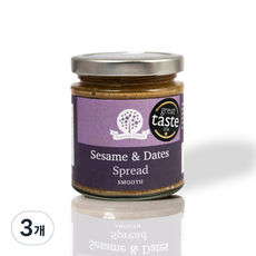 넛트럴월드 참깨&대추야자 다이어트잼 넛버터 무첨가, 170g, 3개