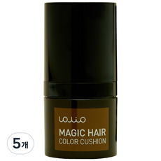 아미니 롤리오 1초커버 헤어 컬러 쿠션, 내추럴브라운, 5개