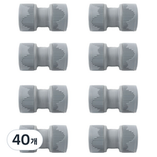JG철물스토어 PB에이콘 15A 15mm 연결소켓 연결 일자 피비, 40개