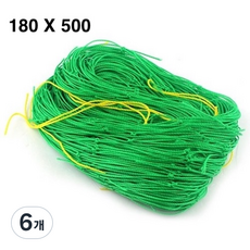 농사 네트 정원 식물 넝쿨 그물망 오이망 원예용 식물그물 넝쿨망 새망, 6개, 180*500