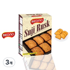 Bikano suji rusk 비카노 수지러스크, 3개, 600g