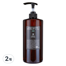 홀츠포맨 남자 올인원 화장품 1000ml 대용량 남성 주름개선 미백 보습 탄력 스킨 로션 에센스, 1L, 2개