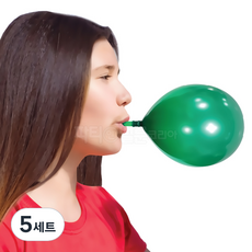 폐활량 늘리기 풍선 세트 복식호흡 연습, 5세트, 혼합