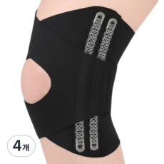 에이얼 스포츠 무릎 지지대, 블랙, 4개