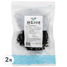 건강의섬 청정 완도 산모미역 건미역, 2개, 50g