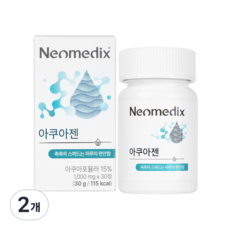 네오메딕스 아쿠아젠 쇼그렌영양제 입마름 눈건조 히알루론산 아쿠아포뮬러, 2개, 30정