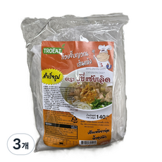 태국 트로잇 인스턴트 누들 포크 플레이버 / Thai TROEAT Instant noodle Pork Flavour, 140g, 3개