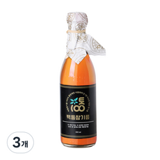 짜낸 저온압착 백통참기름, 3개, 350ml