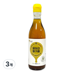 60년전통 대전기름집 통들깨로짠 고소한 방앗간들기름 350ml, 3개