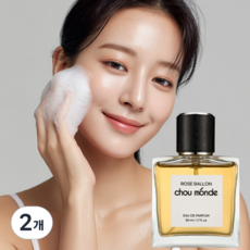 슈몽드 로즈발롱 여자 니치향수 추천 지속력좋은 생일선물 머스크 플로럴 오드퍼퓸, 2개, 50ml