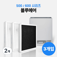 블루에어 클래식 500 600 시리즈 전용 공기청정기 호환 필터 3p 세트 650E 680I 503 603 605 690I, 2개