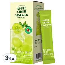뺄리 클렌즈 애사비 애플 사이다 비니거 샤인머스캣맛, 3박스, 150g