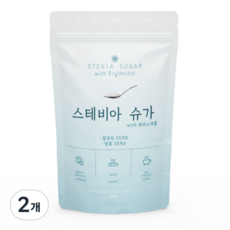 [쓴맛잡은] 효소처리 스테비아 설탕대체당 에리스리톨 2통, 2개, 500g