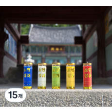 마라니 오색초 소원성취 식물성 3일초 오방초 천연팜유 법당초 기도초 신당초 불교용품 무속용품, 15개