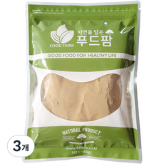 푸드팜 맥주효모 분말, 3개, 500g