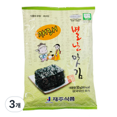 재주식품 재래별난맛김(전장), 3개