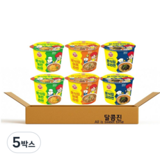 [달콤진] 오뚜기 분식집 계란라면 + 어묵라면 + 김라면 컵라면 2개씩 신제품, 5박스