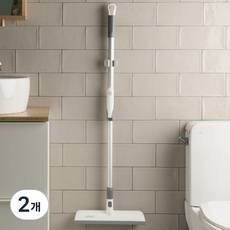 바닥 청소의 정석 이지바스 화장실 청소솔 청소도구, 2개, 화이트