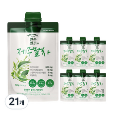 한손한끼 플러스 단백질 쉐이크 저당 고단백 제주말차맛, 21개, 60g