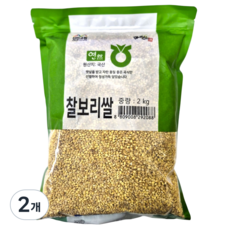 진안농협 국산 찰보리쌀, 2개, 2kg