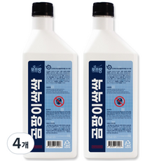 포프랑 강력한 곰팡이 싹싹 베란다 벽 화장실 욕실 실리콘 스프레이, 4개, 750ml