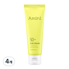 아미니 데일리 저자극 수분 선크림(SPF50+), 50ml, 4개